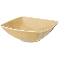 Салатник фарфор 600мл TINT ЖЕЛТЫЙ квадратный Lefard 48-939
