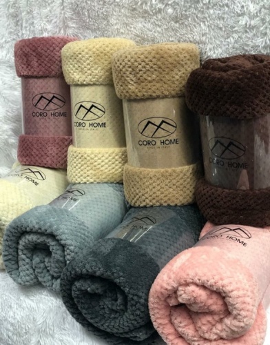 Плед 200*220см велсофт 280г/м2 Coro Home