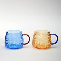 Набор кружек стекло 2шт 450мл COLORS Agness 887-274