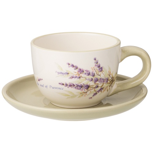 Чайная пара керамика 220мл ДУША ПРОВАНСА Agness 358-2049