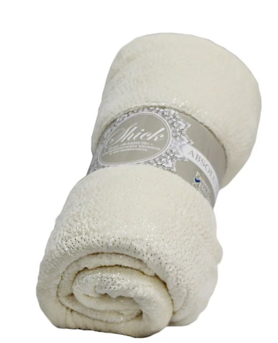 Плед 150*200см фланель P-Точки МОЛОЧНЫЙ Absolute TF FNL ML-GL 1520