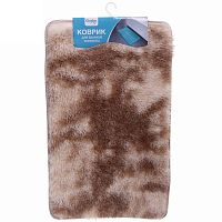 Коврик для ванной 50*80см ГАРМОНИЯ кофе с молоком 927-341 Велес