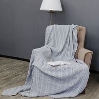 Плед 150*200см хлопок BIZZARO СЕРЫЙ Buenas Noches SVh 1520 GY