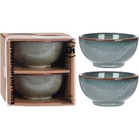 Набор пиал керамика 2шт 320мл 11,5см МАТОВЫЕ 2 цвета Купман Q94000050 1/2