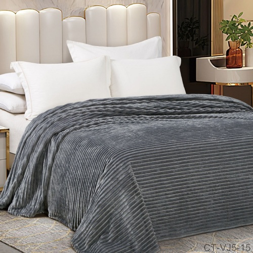 Плед 150*200см велсофт JACQUARD PREMIUM Alleri ПВЖ-074