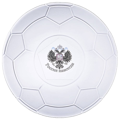 Блюдо для пиццы 31см прозр. стекло ЛИГА Россия навсегда 381-566