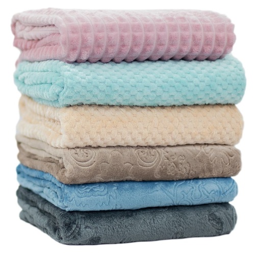 Плед 90*100см фланель Однотонный АССОРТИ Absolute TF FN