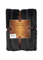 Плед 200*220см мех Полосы ТЕМНО-СЕРЫЙ Texrepublic TCH KS DKGY1 2022 19-3910