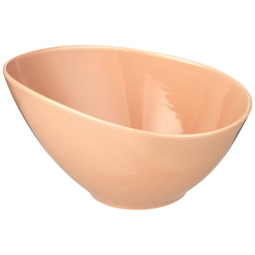 Салатник фарфор 23,5*18,5см 1500мл MEADOW пудровый Bronco 474-168