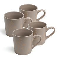 Набор кружек керамика 4шт 400мл GRASSES Bronco 191-341-1