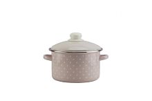 Кастрюля эмаль 4,0л Горох мелкий 17-Б1614/6-К