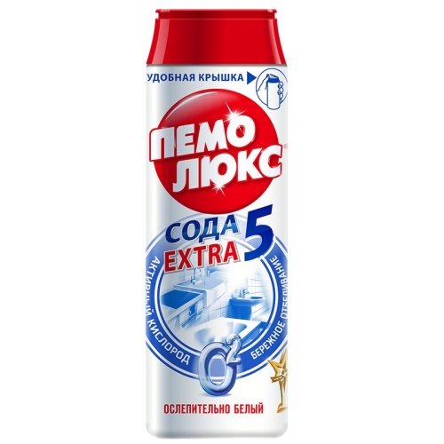 Средство чистящее ПЕМОЛЮКС 480г Ослепительно белый 1/16