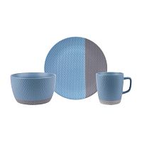 Набор посуды на 1 перс. 3пр фарфор DI PORCELLANA BLUE Regent 83-304