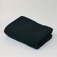 Полотенце махровое 70*130см ТИФФАНИ 400г/м2 черный Он и Она