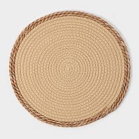Мат на стол камыш 38см МЭГ бежевый Доляна 10893525