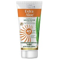 Крем солнцезащитный EXTRA ALOE 100мл для всей семьи SPF45 1/4