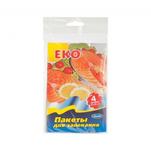Пакеты для запекания 4шт 27*30см ЕКО Антелла 71087