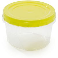 Контейнер для хранения круглый 0,7л Ассорти Полимербыт C441