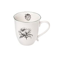 Кружка фарфор 420мл ФЛОРЕС Home Queen 77416