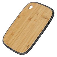 Доска разделочная бамбук 35,5*25см BAMBOO ЧЕРНЫЙ с отверстием Regent 93-BM-8-01.1