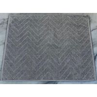 Полотенце махровое 50*70см НОЖКИ 600г/м2 темно-серый 5388 1/10