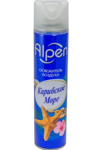 Освежитель воздуха ALPEN 300мл Карибское море 1/12