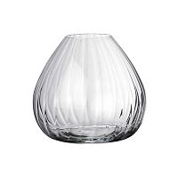 Ваза стекло 18,5см OPTIC WATERFALL декорированная Crystalex 82237/185/22