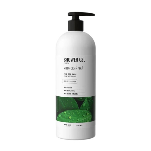 Гель для душа FABRIK COSMETOLOGY 1000мл Японский чай дозатор