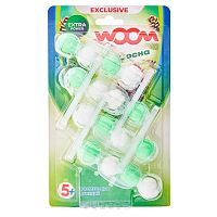 Блок для унитаза WOOM 4шт 5в1 Extra Power Сосна