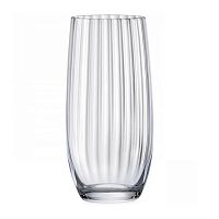 Стакан 350мл CLUB OPTIC WATERFALL высокий Crystalex 25180/22/350