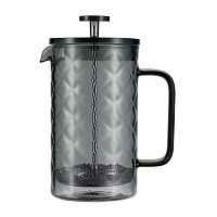 Френч-пресс 600мл Regent FRANCO GRAY боросил. стекло нерж. сталь 80-006