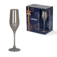 Набор фужеров для шампанского 6шт 160мл СЕЛЕСТ СИЯЮЩИЙ ГРАФИТ Luminarc P1564