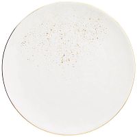 Тарелка обеденная фарфор 26см GOLD Bronco 263-1080