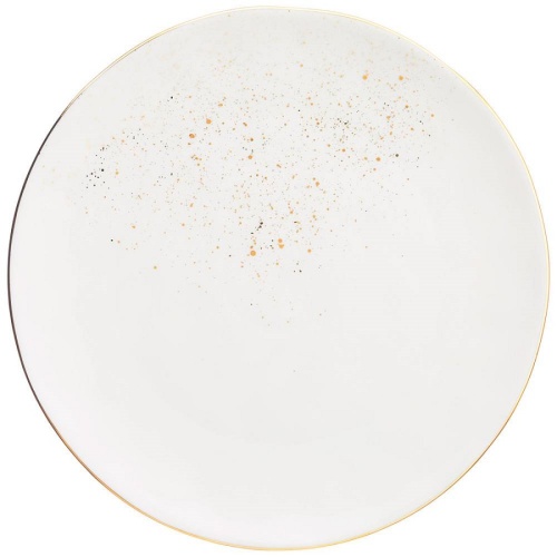 Тарелка обеденная фарфор 26см GOLD Bronco 263-1080