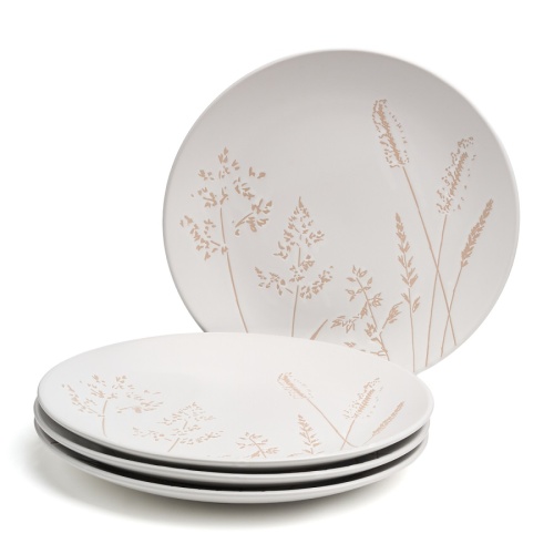 Набор тарелок керамика 4шт обеденные 27см GRASSES Bronco 191-338-1