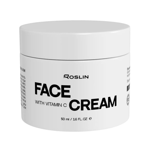 Крем для лица ROSLIN 50мл Питание и Забота с витамином С и маслом виноградной косточки