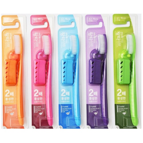 Зубная щетка MISORANG Wang Ta Кристал Средняя Ассорти 1/2