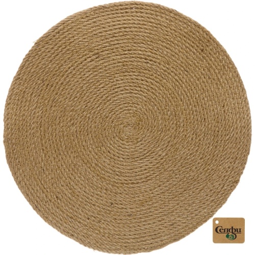 Мат на стол джут 38см NATURE Селфи 904-097 Мат на стол джут 38см NATURE Селфи 904-097