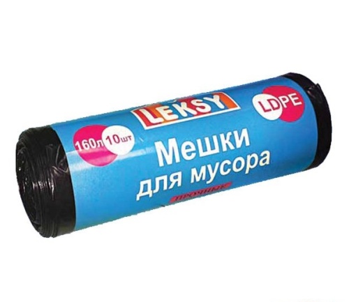 Мешки для мусора 10шт 160л LDPE 34мкм Антелла 1989
