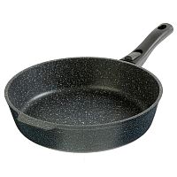 Сковорода 26см Kukmara GRANIT литой алюм. со съем. ручкой АП глубокая (black) сггч262a