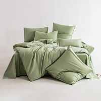 КПБ 2,0сп сатин 50*70см+70*70см однотонный ФИСТАШКОВЫЙ Viva Home Textile