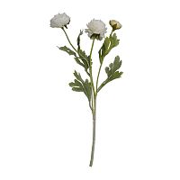 Цветок искусственный 52см РАНУНКУЛЮС белый Магамакс HFW-17