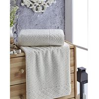 Полотенце махровое 50*90см LORENZO 500г/м2 кремовый АГХ