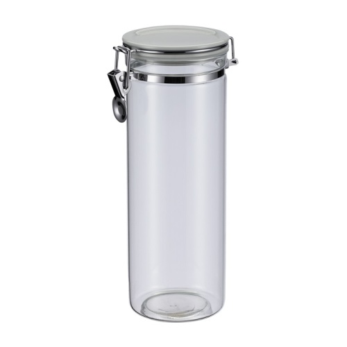 Банка для сыпучих стекло 1800мл DESCO крышка с замком Regent 74-704