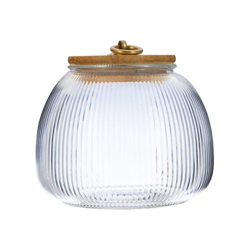 Банка для сыпучих стекло 950мл LANTERN крышка с кольцом Regent 93-HO-LA-02-950