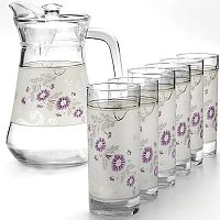 Набор стаканов 6шт+графин 7 пр. LORAINE 24067