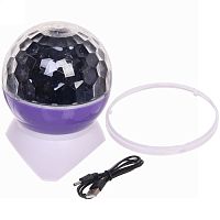 Шар светодиодный ДИСКО 2 плафона авторежим Double Magic 765-199