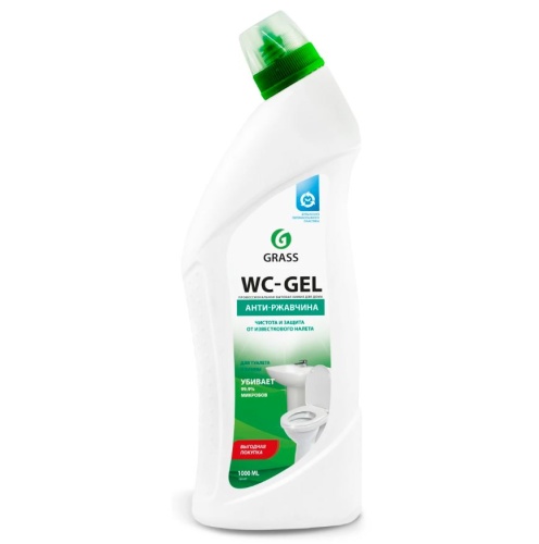 Средство для чистки туалета GRASS 1,0л WC Анти-ржавчина гель
