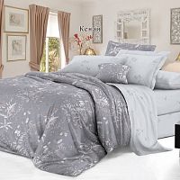 КПБ 2,0сп (европростыня) сатин 50*70см+70*70см МУЗА Хлопковый Рай