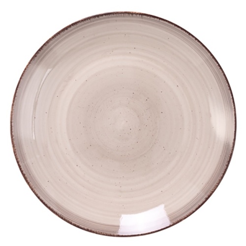 Тарелка десертная керамика 19см MOOD кофейный Domenik DMD262